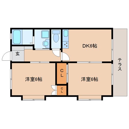 古庄駅 徒歩23分 1階の物件間取画像